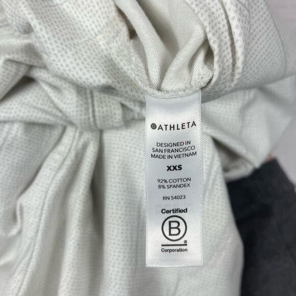 Athleta Grey Printed Farallon Romper Shorts Jumpsuit XXS - Picture 6 of 6